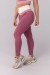 Calça Legging Tricolor com Cós Arredondado (Rosê / Off-White / Rosa Claro) | Ref: K4108-B