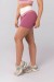 Short Tricolor com Cós Arredondado (Rosê / Rosa Claro / Off-White) | Ref: K4109-B