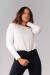 Blusa com Regulagem na Barra (Off-White) | Ref: K4168-C