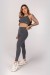 Calça Legging com Cós Arredondado (Grafite) | Ref: K4230-B