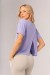 Blusa com Abertura Nas Costas (Lilás) | Ref: K4377-B