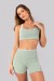 Short com Vira e Vivo (Verde Claro / Off-White) | Ref: K4385-C
