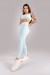 Calça Legging com Cobertura nos Recortes (Azul Bebê) | Ref: K4416-B