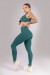 Calça Legging com Bolsos nas Laterais Do Cós (Verde Esmeralda) | Ref: K4422-B