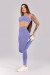 Calça Legging com Recortes e Cobertura (Azul Periwinkle) | Ref: K4457-B