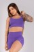 Top com Alças Duplas e Abertura Costas (Violeta / Lilás) | Ref: K4459-A