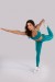 Calça Legging com Vivos e Bolso Costas (Jade / Verde Menta / Off-White) | Ref: K4512-A
