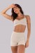 Short com Faixa Lateral (Bege) | Ref: K4537-C