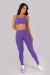 Calça Legging sem Gancho e com Recortes (Violeta) | Ref: K4552-B