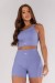 Short com Cobertura no Cós e na Vira (Lavanda) | Ref: K4322-E