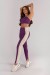 Calça Legging com Bolso e Vivos (Ametista / Off-White / Pérola) | Ref: K4636-A