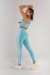 Calça Legging com Bolso e Vivos (Brisa / Glacial / Pérola) | Ref: K4636-B