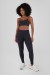 Calça Legging sem Gancho com Vivo e Vira (Preto / Sorbet) | Ref: K4719-B