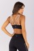Top com Alças Triplas nas Costas (Preto / Off-White) | Ref: K4784-A