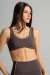 Top Alças Largas e Viés com Vivo Embutido (Trufa / Off-White) | Ref: K4646-E