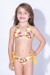 Biquini de Amarrar Estampado Infantil (Amarelo com Melancia) | Ref: DVBQ25-001