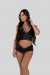 Conjunto Lingerie Maldivas (Preto) | Ref: P05-3-A