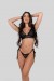 Conjunto Lingerie Gabi (Preto) | Ref: P05-2-A