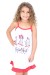 Camisola Infantil 141 (Vermelha com ursinho) | Ref: CEZ-PA141-002