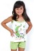 Babydoll Infantil 268 (Verde com poá branco) | Ref: CEZ-PA268-003