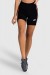 Bermuda de Poliamida com Silk Waves (Preto / Laranja Neon + Off-White) | Ref: GO27-A