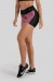 Bermuda Tecido Platinado Duas Cores (Rosa / Preto) | Ref: K3209-A