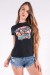 Blusa Nózinho com Silk California Dreams (Preto) | Ref: K2835-A