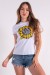 Blusa Nózinho com Silk Girassol Soul Shine (Branco) | Ref: K2836-B
