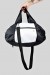 Bolsa Fitness de Alça Lateral (Preto / Branco) | Ref: K3202-B