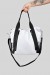 Bolsa Fitness Match com Silk (Branco / Preto) | Ref: K3204-A