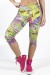 Corsário Estampada (Mescla Verde Roxo e Amarelo) | Ref: CR99