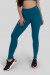 Calça Legging Básica de Poliamida (Azul Petróleo) | Ref: K3185-A