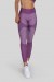 Calça Legging com Cós Duplo Estampa Digital (Purple Bubble) | Ref: K3068-A