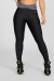 Calça Legging com Elástico em X (Preto) | Ref: K2875-A