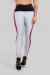 Calça Legging Três Cores com Zíper (Branco / Preto / Vinho) | Ref: K2967-A