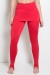 Legging com Tapa Bumbum e Pezinho (Vermelho) | Ref: KS-F35-005