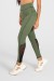 Legging de Poliamida com Tule e Detalhe Collor (Verde Militar) | Ref: GO40-C