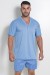 Pijama Masculino 071 (Azul Claro) CEZ-PA071-002