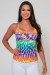 Camiseta de Bojo Duplo Estampada (Oncinha Bonny 2) | Ref: K2589-H