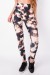 Calça Legging com Elástico Tie Dye (Marrom / Preto) | Ref: K2695-F