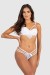 Conjunto Lingerie Cintia com Bojo e Renda (Branco) | Ref: P03-16-B