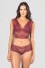 Conjunto Lingerie Cropped (Vinho) | Ref: P04-7-E