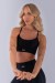 Top Canelado com Alças Cruzadas (Preto) | Ref: K4492-A