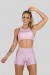 Top com Recorte em Tela Estampa Digital (Pink Screen) | Ref: K3028-A