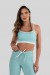 Top de Alcinha com Costas em Y Estampa Digital (Sport Stripes Green) | Ref: K3238-B