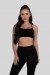 Top de Alcinha de Poliamida (Preto) | Ref: K3183-F