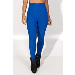Calça legging sale tecido bolha branca