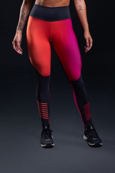 Calça Legging Fitness Estampa Digital Tricot Pattern