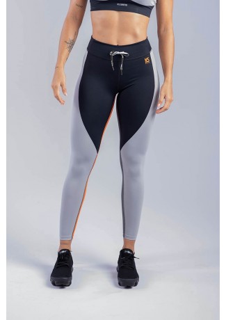 Calça legging outlet com cadarço