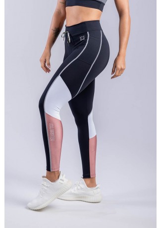 Legging de Sainha Orange / Calça Cirrê Laranja / Cós Alto - Extreme Ladies  - Moda fitness casual - Conforto e estilo!